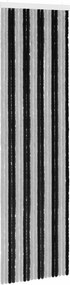 vidaXL Κουρτίνα εντόμων Chenille Γκρι και Μαύρο 56 x 200 cm 100% PP