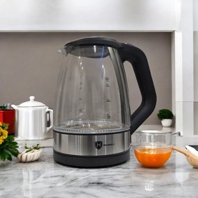 HomeVero Glass water Kettle 1.7L