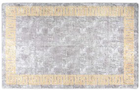vidaXL Χαλί Πλενόμενο Γκρι 160 x 230 εκ.