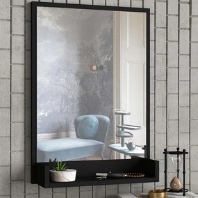 Καθρέπτης μπάνιου Costa Μegapap χρώμα μαύρο 45x12x75εκ.-GP042-0139,1