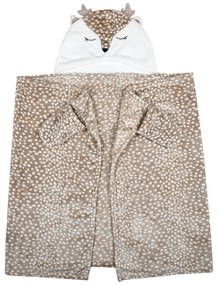 Παιδική Κάπα Fleece Με Κουκούλα (75x150) S-F Gabin Brun P1D324002