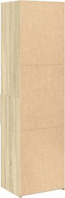 vidaXL Ντουλάπι Sonoma Δρυς 50x42,5x185 εκ. από Επεξεργασμένο Ξύλο