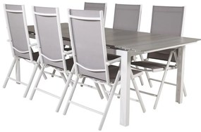 Σετ Τραπέζι και καρέκλες Dallas 2978, Polyξύλο, Ύφασμα | Epipla1.gr