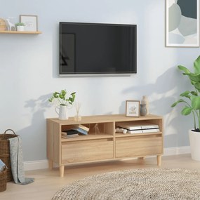 vidaXL Έπιπλο Τηλεόρασης Sonoma Δρυς 100 x 34,5 x 44,5 εκ. Επεξ. Ξύλο