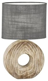 Επιτραπέζιο Φωτιστικό Ξύλο Hanke 50629 Fischer Honsel-50629-Γκρι 50629