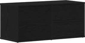 vidaXL Ντουλάπι TV Μαύρη Οξυά 80 x 34 x 36 εκ Επεξεργασμένο ξύλο