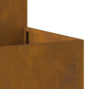 vidaXL Γλάστρα Κήπου 80x80x48 εκ. Από Ατσάλι