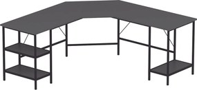 Γραφείο Ανθρακί MIDU 180x60x76