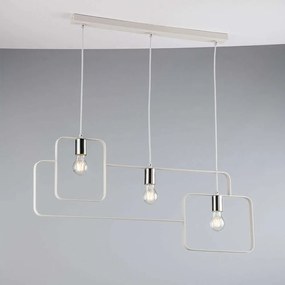 Φωτιστικό Οροφής Smith I-SMITH-S3-BCO 3xE27 88,5x150cm White Luce Ambiente Design Metal