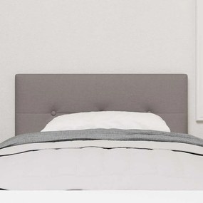 vidaXL LED Κεφαλάρι με φώτα λωρίδας LED με κεφαλάρι Taupe 90 cm ύφασμα
