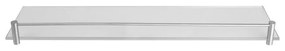 Ραφιέρα Μπάνιου Διάφανη Mensole 064499 40x10x4cm Satin-Clear Karag Ανοξ.Ατσάλι,Γυαλί
