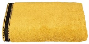 Πετσέτα μπάνιου 5five Simply Smart Premium Μουστάρδα βαμβάκι 70 x 130 cm
