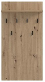 Κρεμάστρα εισόδου ARRAN CIV Artisan Oak 63x20x115εκ. 63x20x115 εκ.