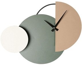 Ρολόι Τοίχου Mateen 902LMN1112 47x31cm Multi Wallity Metal
