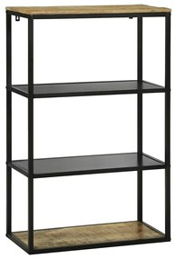 vidaXL Βιβλιοθήκη Καφέ 70 x 35 x 110 εκ. Μασίφ ξύλο μάνγκο