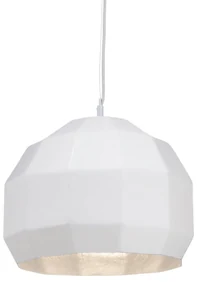 Φωτιστικό Οροφής Avantgarde V35077WS White-Silver Μέταλλο