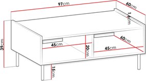 Τραπεζάκι σαλονιού Tewos