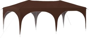 vidaXL Αυτοσχέδιο Μόρφωση 574 x 289 x 245 cm Καφέ Ύφασμα Όξφορντ