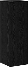 vidaXL Βάση φυτών Μαύρη Οξυά 33 x 33 x 100 cm Επεξεργασμένο ξύλο
