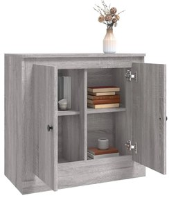 vidaXL Μπουφές Γκρι Sonoma 70x35,5x67,5 εκ. από Επεξεργασμένο Ξύλο