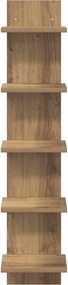 vidaXL Ράφι Τοίχου Artisan Δρυς 22 x 15 x 100 εκ Επεξεργασμένο Ξύλο