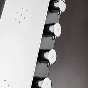 Icos Astrea White Matt - Στήλη υδρομασάζ 4 εξοδων