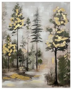 Πίνακας σε καμβά με πλαίσιο Foreso Inart 80x3x100εκ 80x3x100 εκ.