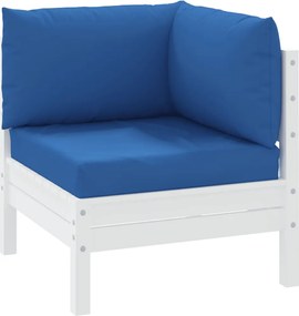 vidaXL Μαξιλάρια Παλέτας 3 τεμ. Μπλε από Ύφασμα Oxford