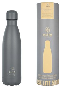 Μπουκάλι Θερμός Flask Lite Save The Aegean Fjord Grey 500ml - Estia