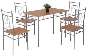 Intrahome ΣΕΤ ΤΡΑΠΕΖΑΡΙΑΣ 5ΤΜΧ SCASABLANCAINCASABLANCALTCASABLANCAIE-REINE .02 ΜΕΤΑΛΛΟ ΑΣΗΜΙ-NELSPRUICASABLANCALTCASABLANCAI ΣΟΝΑΜΑ 110x60x74Yεκ. intraho-1646735
