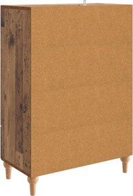vidaXL Πλαϊνό γραφείο Παλαιωμένο ξύλο 66 x 34,5 x 95 εκ.
