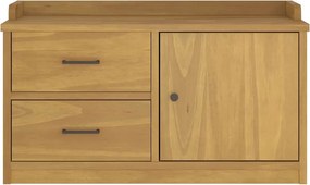 VidaXL Πάγκος διαδρόμου "SANDNES" 87x40x50 εκ. Πεύκο μασίφ ξύλο