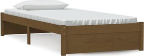vidaXL Πλαίσιο Κρεβατιού Μελί 90 x 200 εκ. από Μασίφ Ξύλο