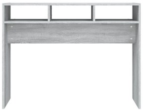 vidaXL Τραπέζι Κονσόλα Γκρι Sonoma 105x30x80 εκ. Επεξεργασμένο Ξύλο