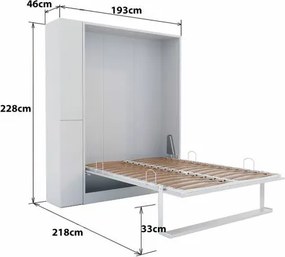Κρεβάτι Τοίχου Royal Electric 150x200cm - Αριστερή