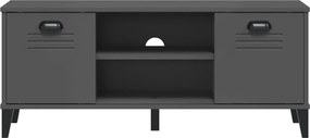 vidaXL Παπουτσοθήκη VIKEN Ανθρακί Γκρι 106x35x45 εκ. από Επεξεργ. Ξύλο