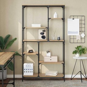 vidaXL Ράφι Βιβλίων 5 επιπέδων 99 x 35,5 x 176 cm Επεξεργασμένο ξύλο