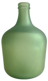 ΒΑΖΟ ΜΠΟΥΚΑΛΙ ΣΚ.ΠΡΑΣΙΝΟ ΜΑΤ VETRO D26 H42cm ΓΥΑΛΙ