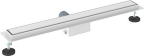 vidaXL 2 σε 1 εκροή ντους Ασημί 70 cm Ανοξείδωτο Ατσάλι 304