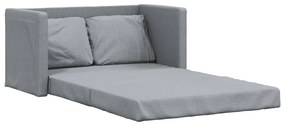 Καναπές-Κρεβάτι Δαπέδου 2 σε 1 Αν. Γκρι 112x174x55 εκ. Ύφασμα - Γκρι