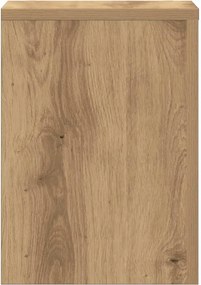 vidaXL Βάσεις Φυτών 2 τεμ. Αρτισιανή Δρυς 25x25x35 εκ. Επεξ. Ξύλο