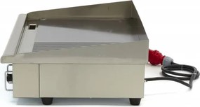 Griddle - Half Grooved - 73cm - incl Drip Tray - 400V