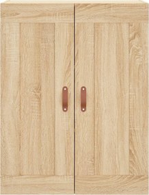 VidaXL Ντουλάπι Sonoma δρυς 69,5 x 34 x 180 εκ. από Επεξεργασμένο Ξύλο