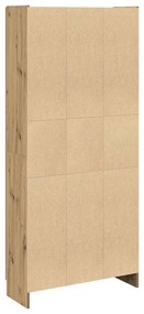 vidaXL Ντουλάπι Τεχνίτης Δρυς 82,5x30,5x185 εκ. από Επεξεργασμένο Ξύλο