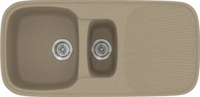 Sanitec Classic 301 (97×50) - Γρανιτένιος νεροχύτης - Granite Taupe