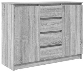 Συρταριέρα με Συρτάρια Γκρι Sonoma 100,5x35x76 εκ. Επεξ. Ξύλο - Γκρι