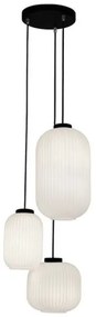 Κρεμαστό Φωτιστικό Astor Μαύρο Λευκό 150Χ55 4257900 Viokef-4257900-Μαύρο-Λευκό 4257900
