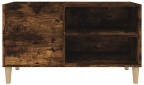 vidaXL Δισκοθήκη Καπνιστή Δρυς 84,5x38x48 εκ. από Επεξεργασμένο Ξύλο