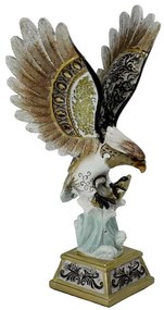 Διακοσμητικός Αετός Πολυεστερικός Λευκός Royal Art 19x34εκ. LAN8/30WT