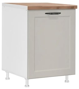 MATIS Επιδαπέδιο ντουλάπι με 1 πόρτα κουζίνας CONTEMPO D60 1V Άμμου 60x60x85εκ. MATISKD601V68